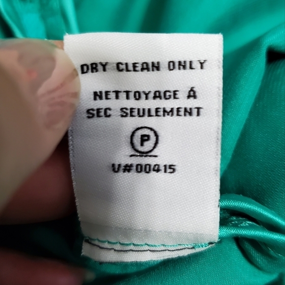 DIANE von Furstenberg Emerald Green Lace Mini Party Wrap Dress Size 8 - Picture 14 of 15